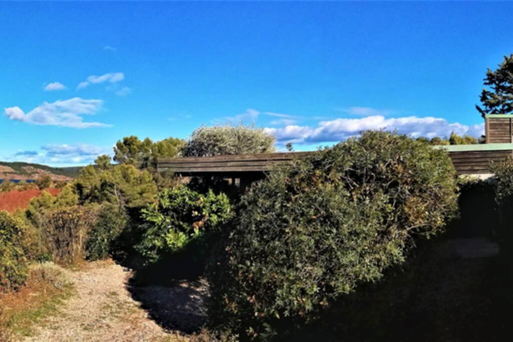 Studio 32M2 - Dans Propriete Avec Vue Imprenable Sur Le Lac Du Salagou Liausson エクステリア 写真